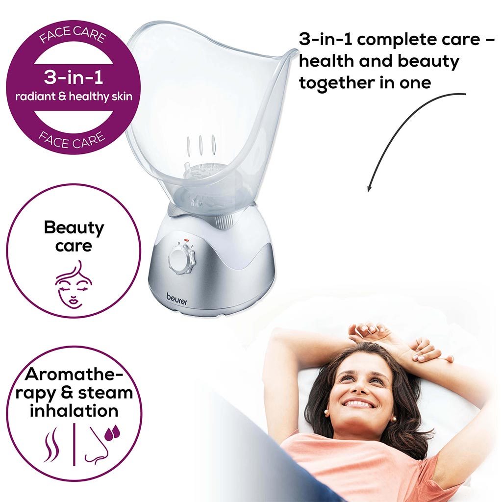 Beurer FS50 Facial Sauna + Beurer HT60 StylePro Hair Styler Promo Pack