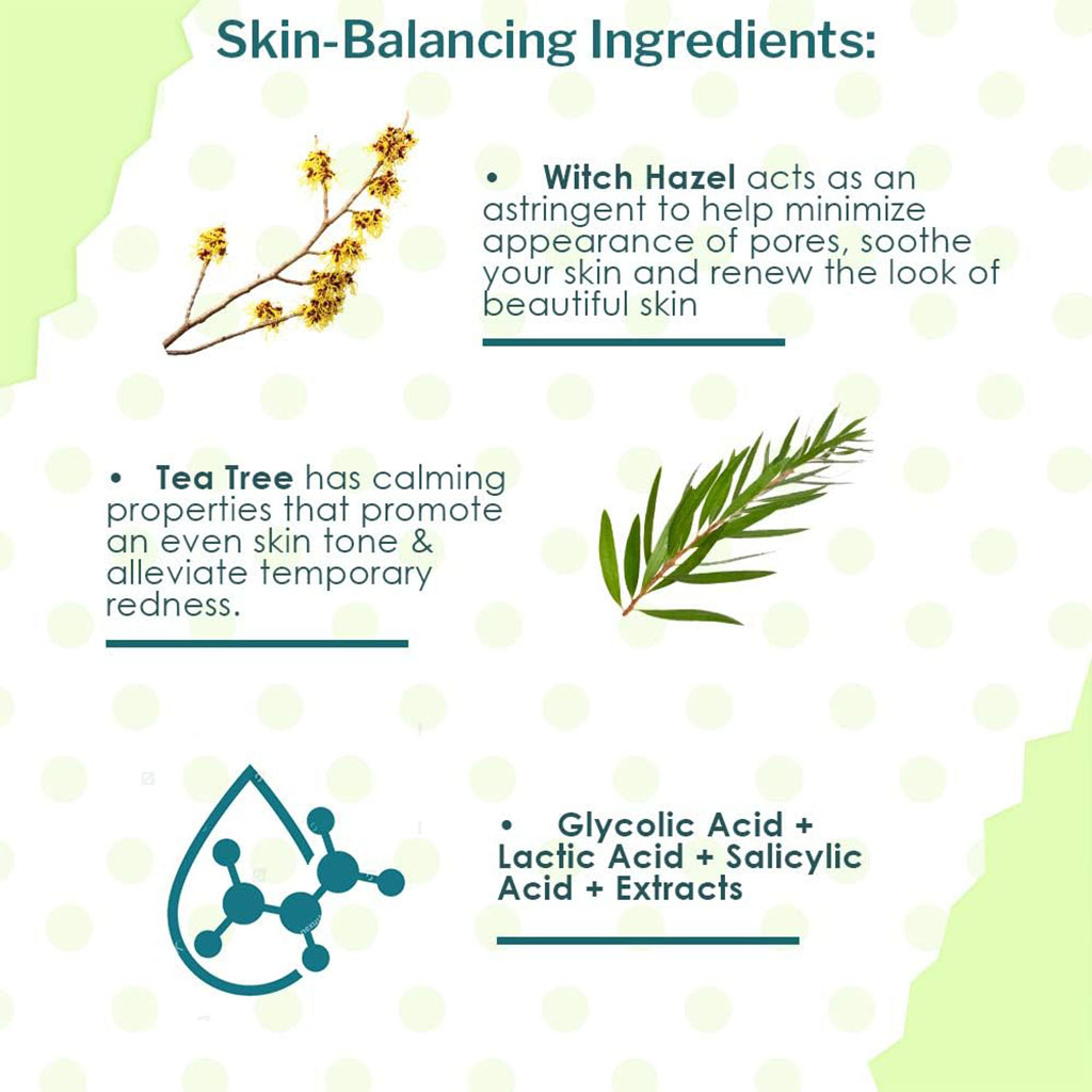 Bye Bye Blemish Witch Hazel + Tea Tree Skin Balancing Toner 130ml