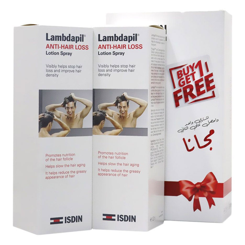 Isdin Lambdapil Anti-Hair Loss Spray 125ml - 1+1 Promo Pack