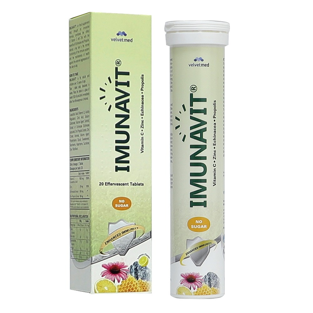 Imunavit Effervescent Sugar Free Tablets 20's