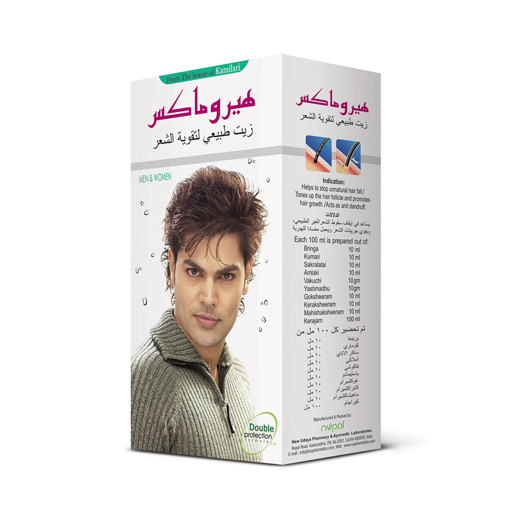 Nupal HairOmax Natural Hair Fortifying Oil 100 mL