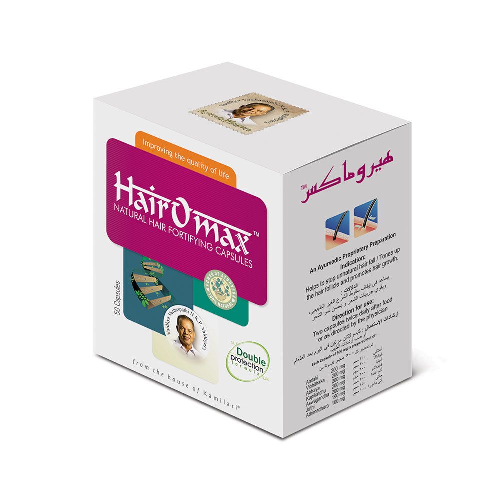 Nupal HairOmax Natural Hair Fortifying Capsules 50's