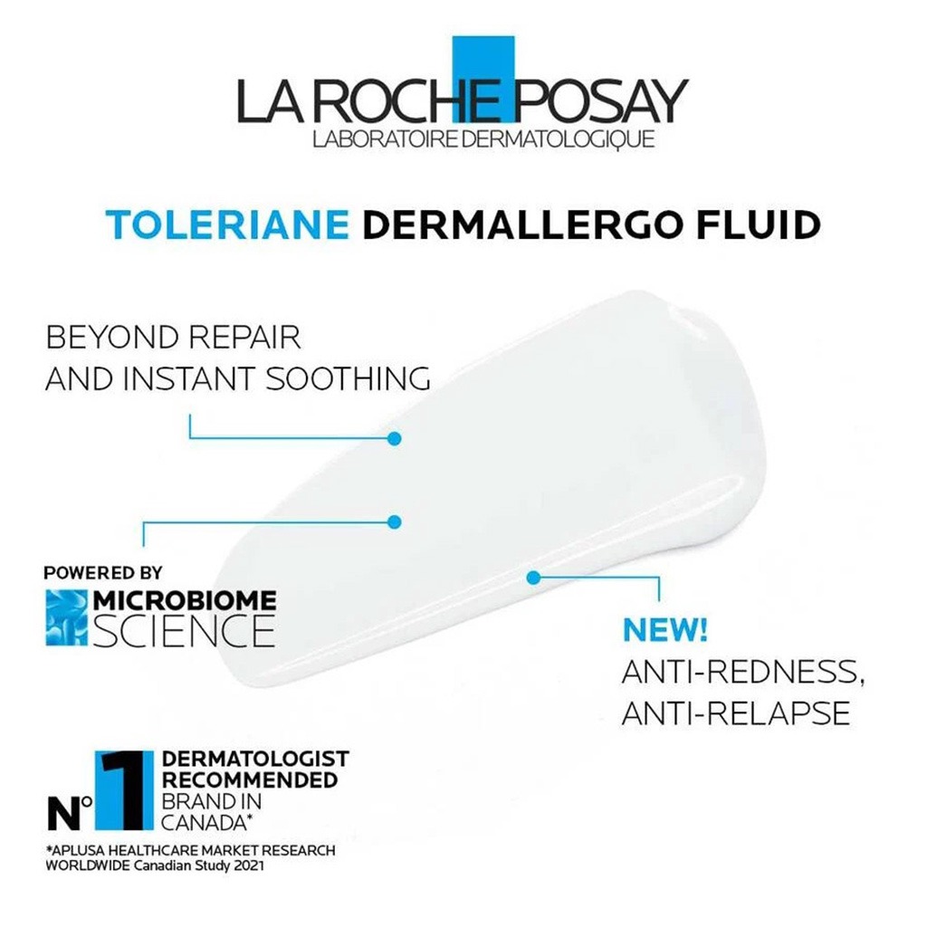 La Roche-Posay Toleriane Dermallergo Fluide Face Moisturizer For Sensitive Skin 40ml