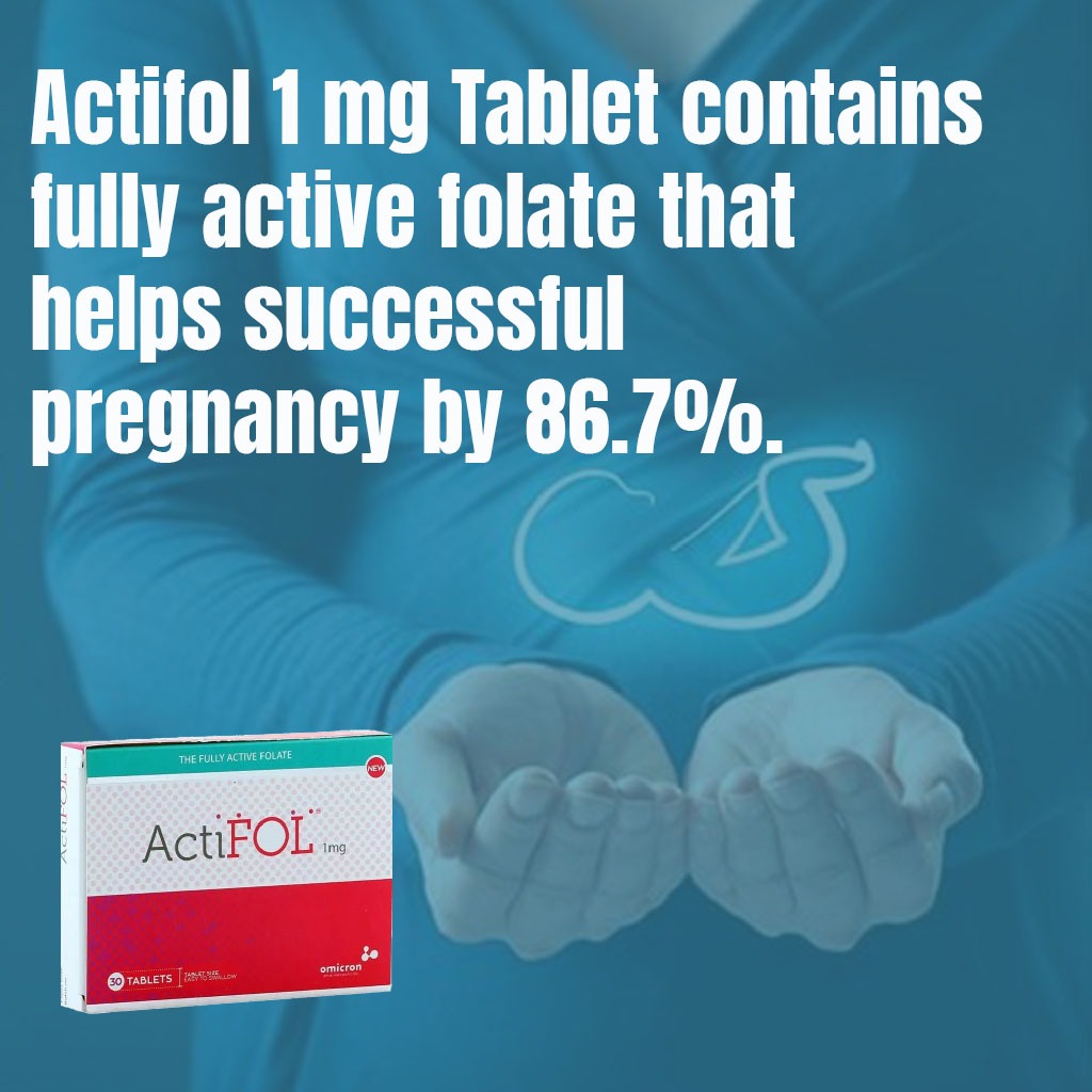 Actifol 1 mg Tablets 30's