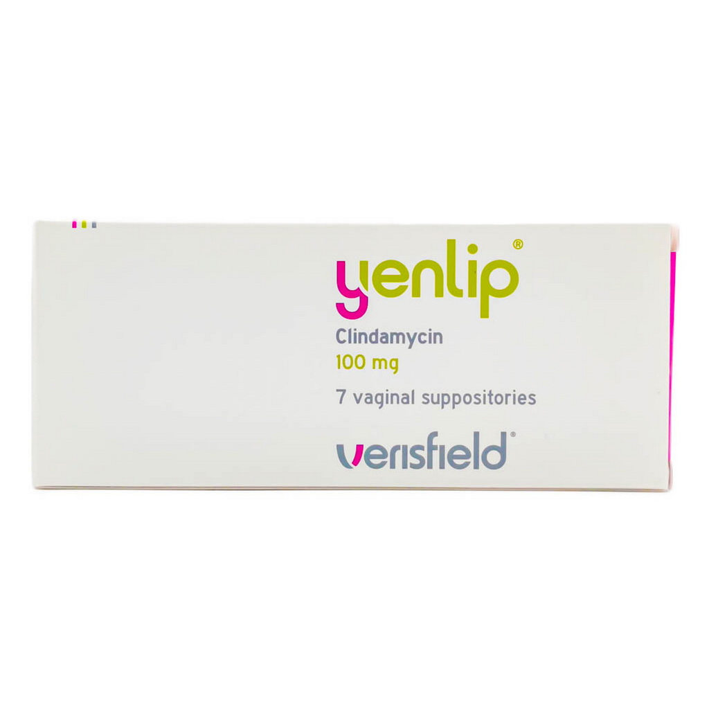 Yenlip 100mg Vaginal Suppositories, Pack of 7’s