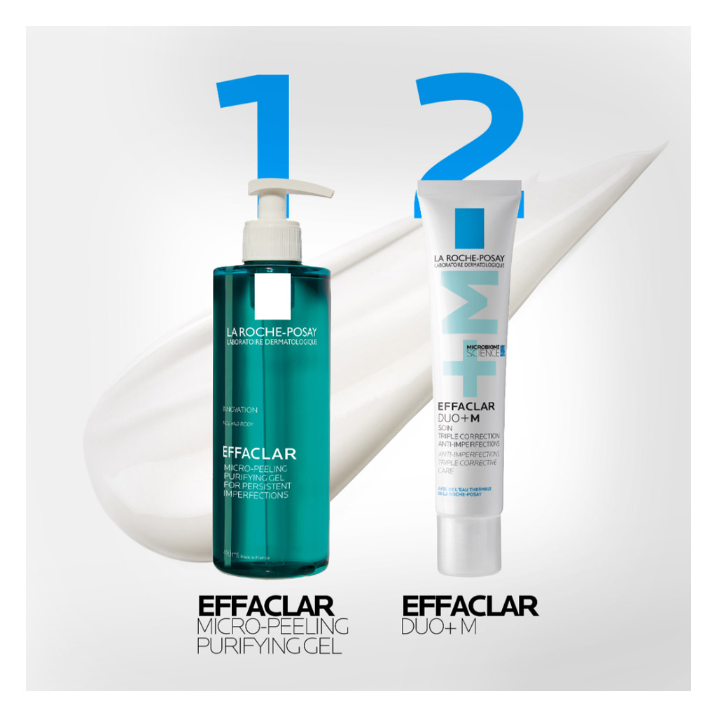 La Roche-Posay Effaclar Micro-Peeling Cleansing Gel With Salicylic Acid For Oily Skin 400ml