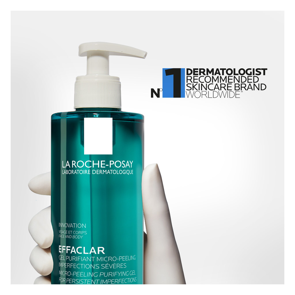 La Roche-Posay Effaclar Micro-Peeling Cleansing Gel With Salicylic Acid For Oily Skin 400ml
