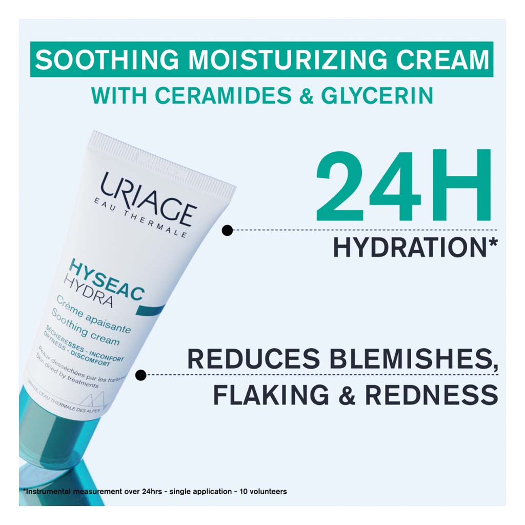 Uriage Hyseac Hydra Restructuring Oil-Free Skincare Cream For Dry Skin 40ml