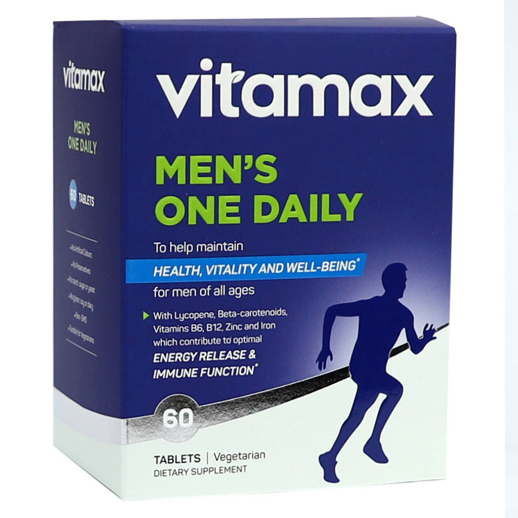Vitamax Once Daily Men's Multivitamin Supplement Tablets, Pack of 60's