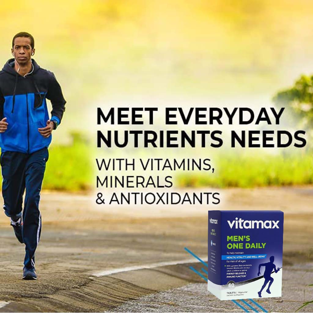 Vitamax Once Daily Men's Multivitamin Supplement Tablets, Pack of 60's