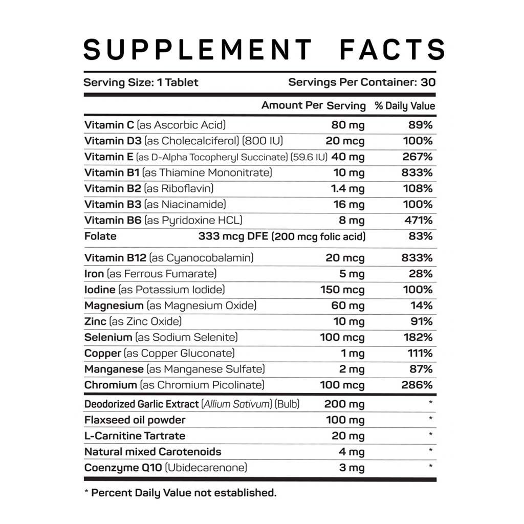 Vitamax Cardio Support Tablets For Heart Health Support, Pack of 30's