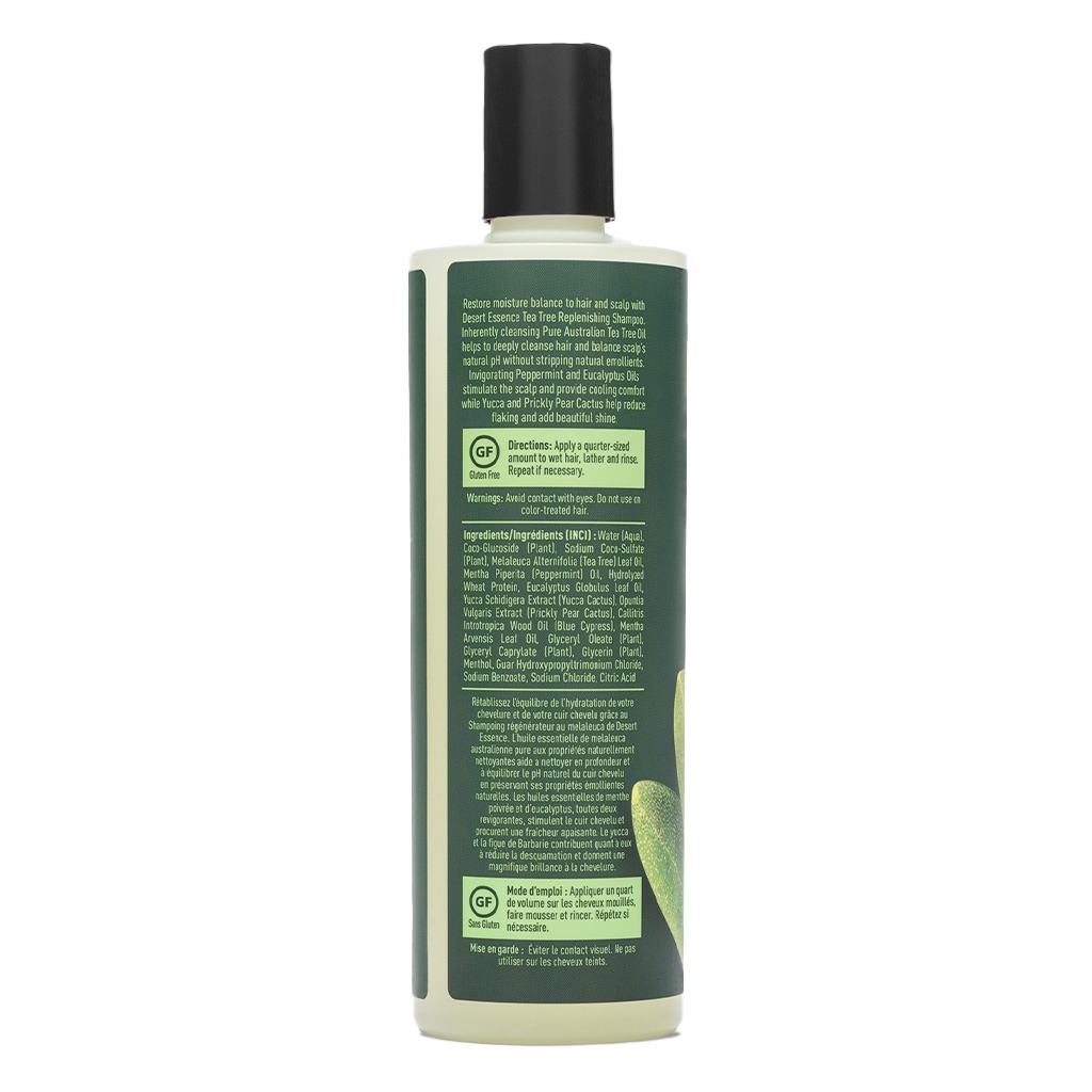 Desert Essence Tea Tree Daily Replenishing Shampoo 375 mL