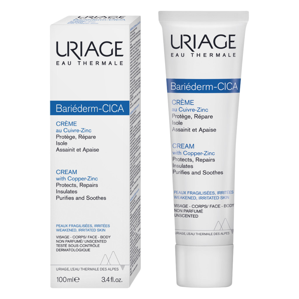 Uriage Bariederm-CICA Repairing Cream With Copper & Zinc 100ml