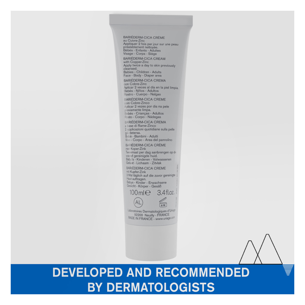 Uriage Bariederm-CICA Repairing Cream With Copper & Zinc 100ml