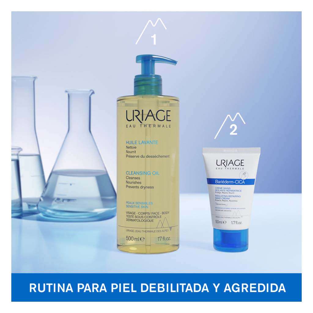 Uriage Bariederm CICA Insulating Repairing Hand Cream With Manuka Honey For Dry Skin 50ml