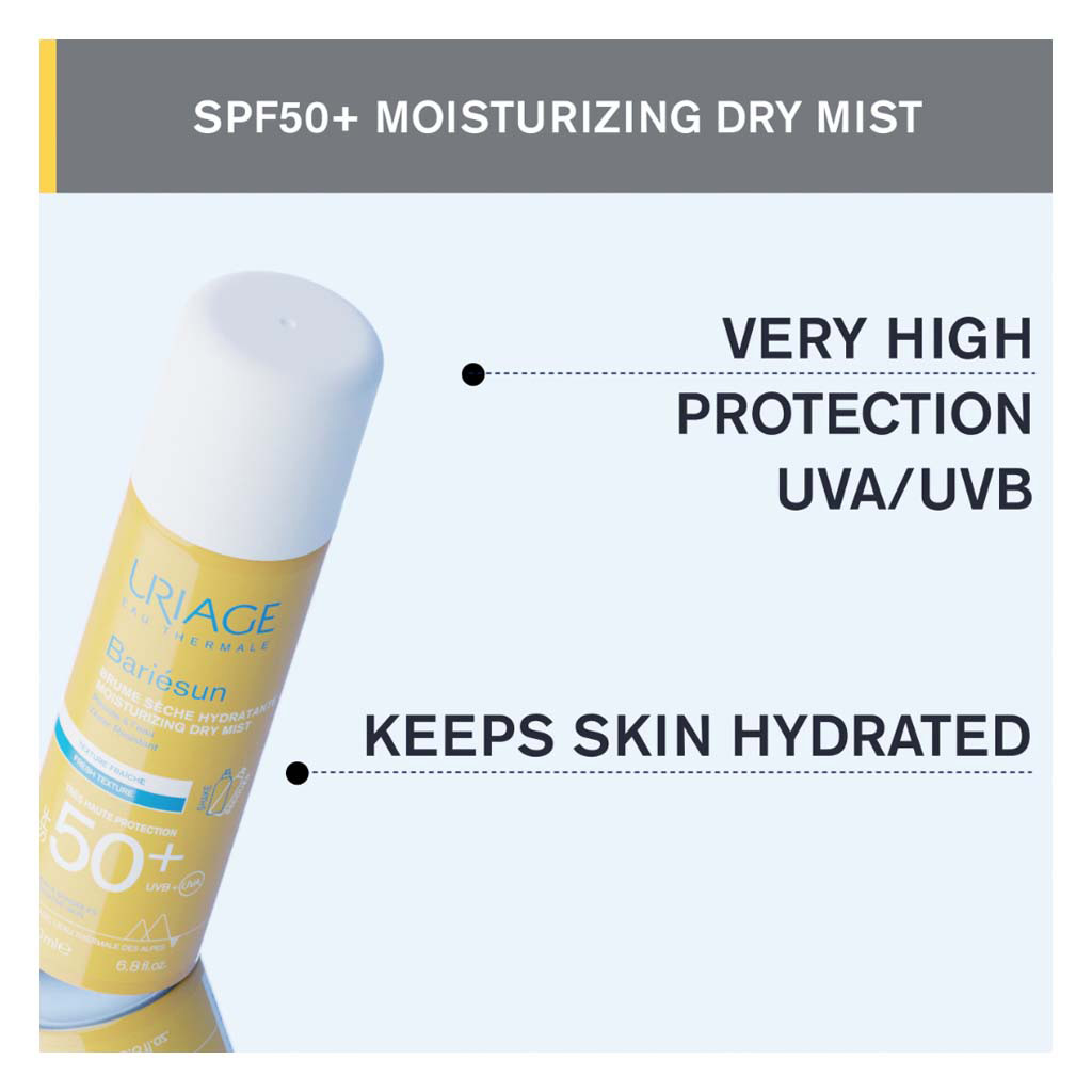 Uriage Bariesun Moisturising Dry Mist SPF50+ Sunscreen 200ml