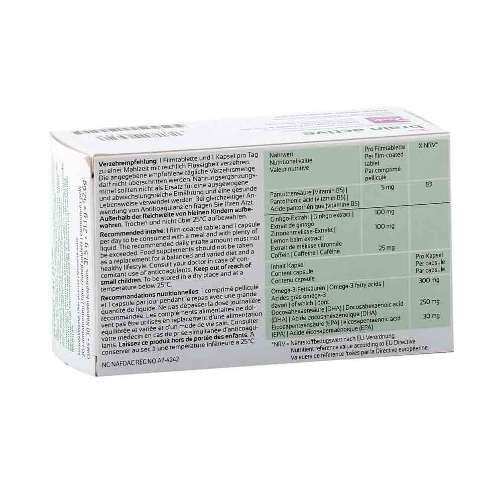 Denk Brain Active Tablet + Capsule 60's