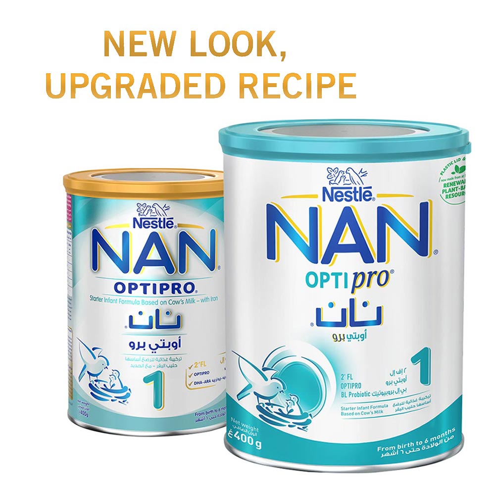 Nestle Nan Optipro 1 Baby Milk Formula 0-6 Months 400g
