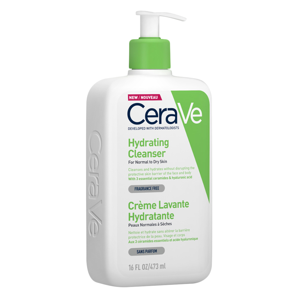CeraVe Hydrating Fragrance Free Cleanser For Normal To Dry Skin 473ml