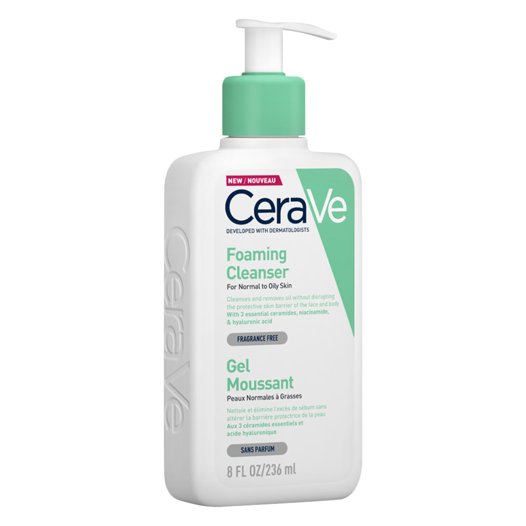 CeraVe Fragrance Free Foaming Cleanser For Normal To Oily Skin 236ml