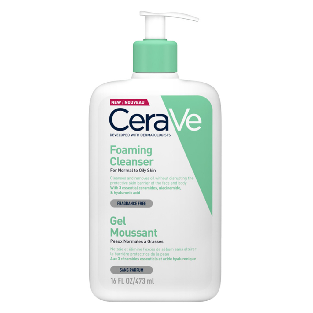 CeraVe Fragrance Free Foaming Cleanser For Normal To Oily Skin 473ml