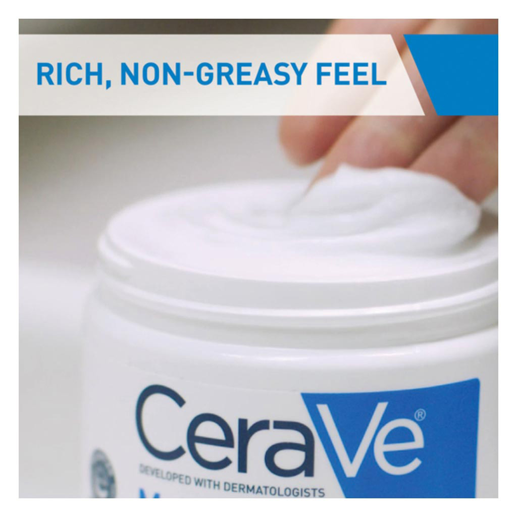 CeraVe Fragrance Free Moisturising Cream For Dry To Very Dry Skin 340g