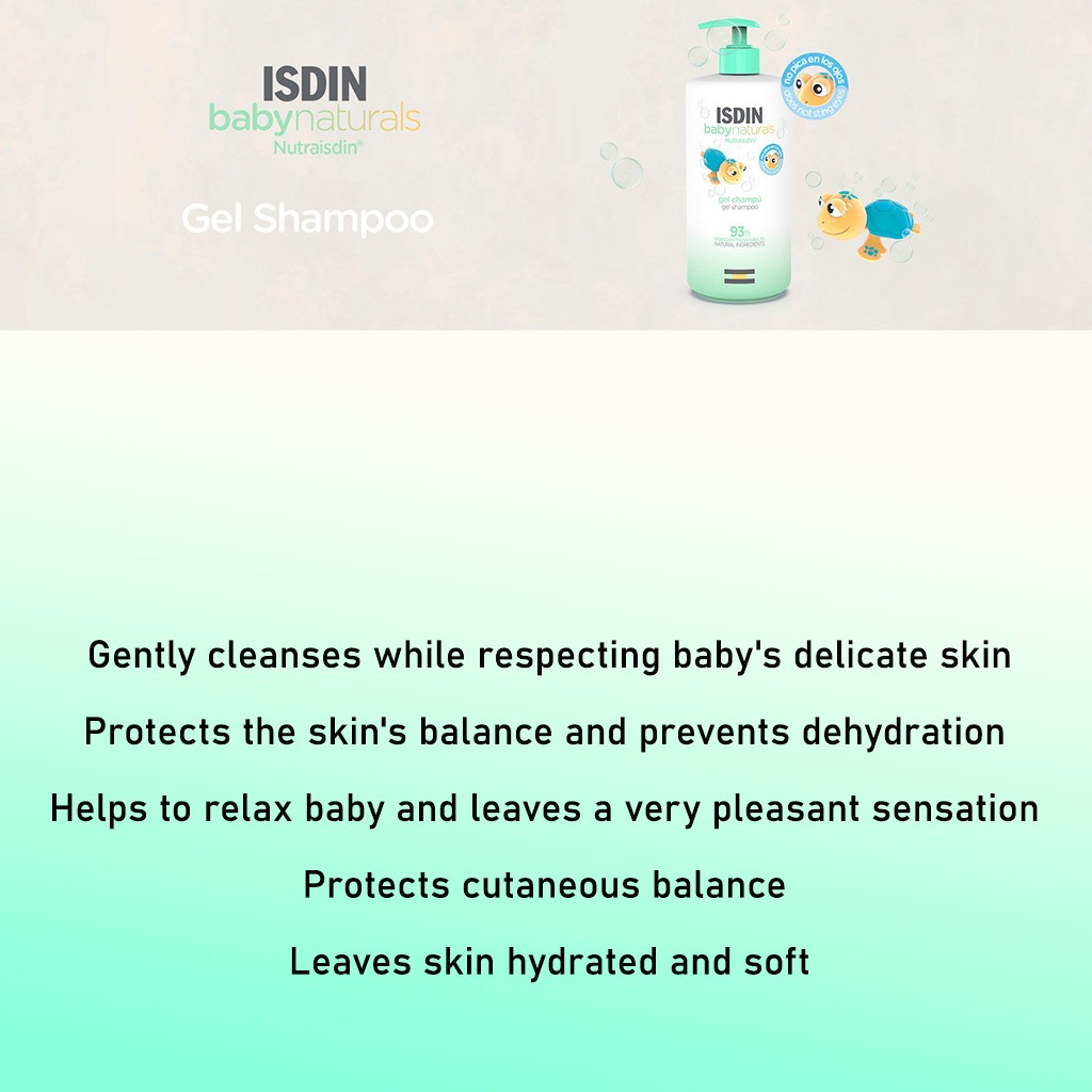 Isdin Baby Naturals Mild Gel Shampoo 400 mL