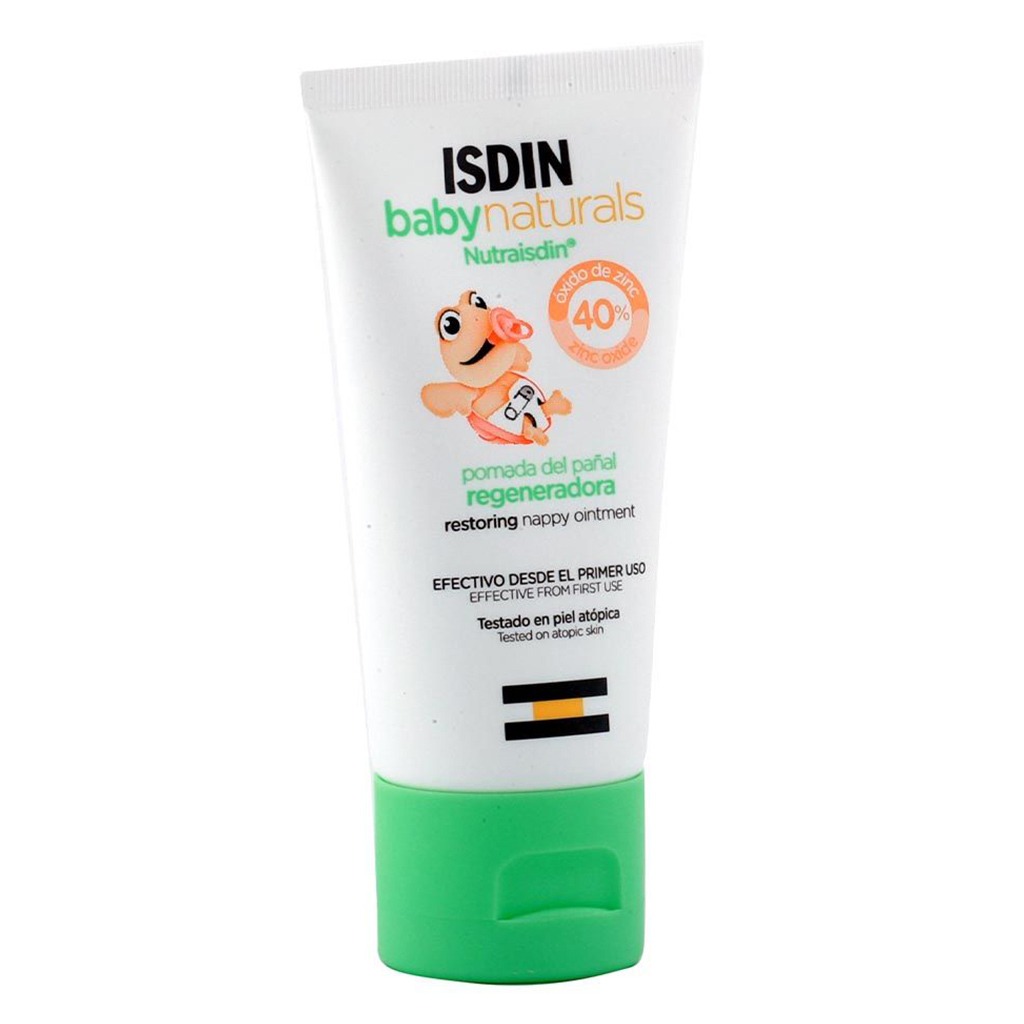 Isdin Baby Naturals Zinc Oxide 40% Restoring Nappy Ointment 50 mL