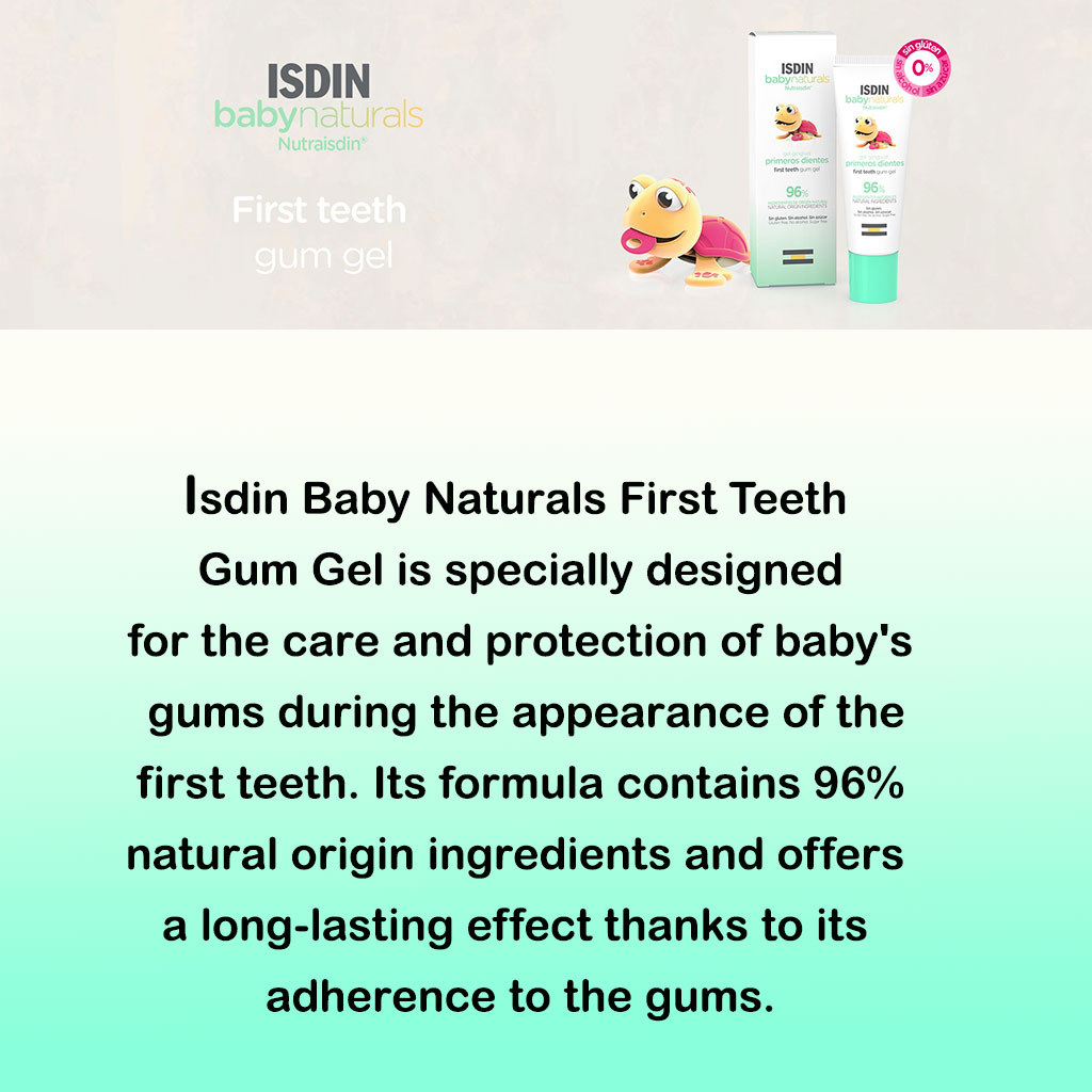 Isdin Baby Naturals First Teeth Gum Gel 30 mL