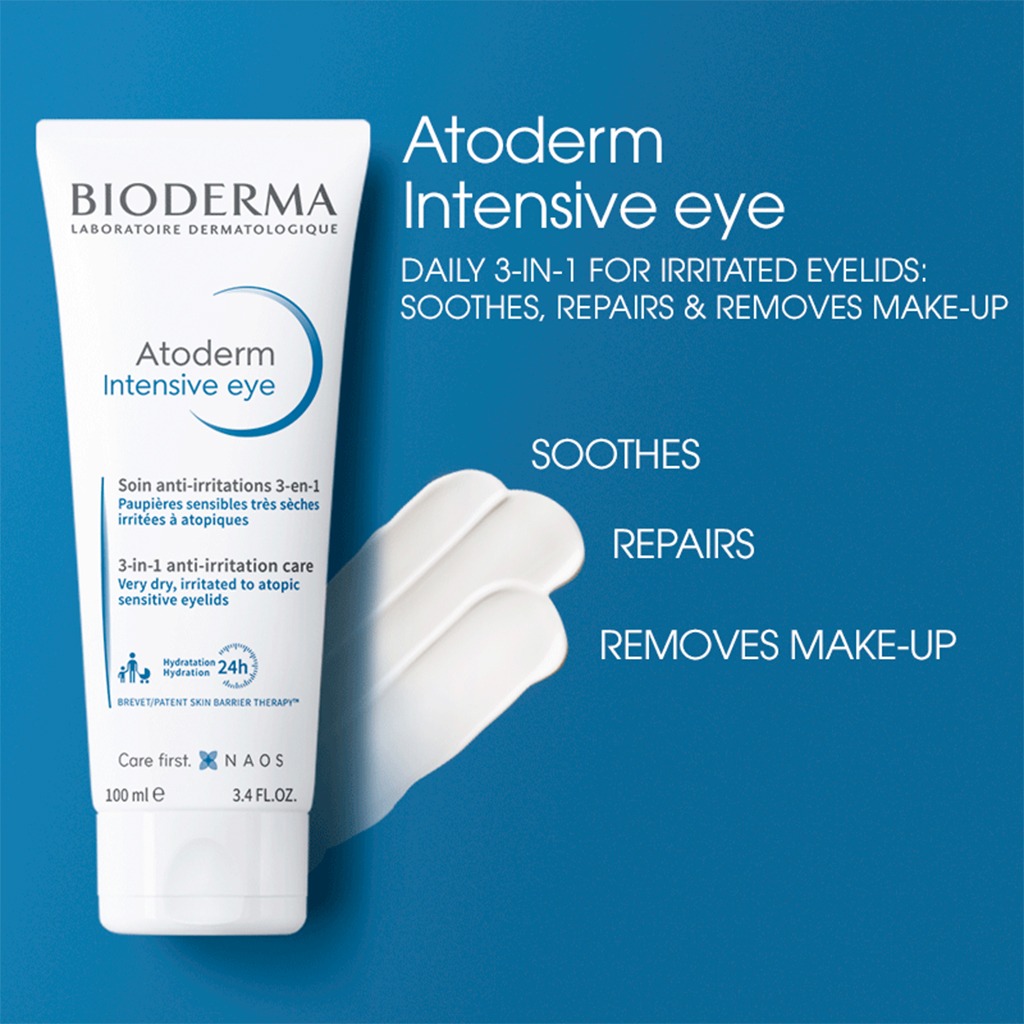 Bioderma Atoderm Intensive Eye 3 In 1 Anti-Irritation Care 100 mL