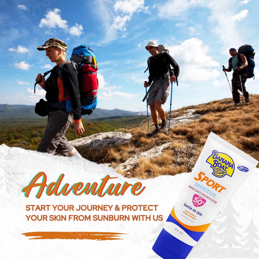 Banana Boat Simply Protect Sport Sunscreen Lotion SPF 50+, 90 mL