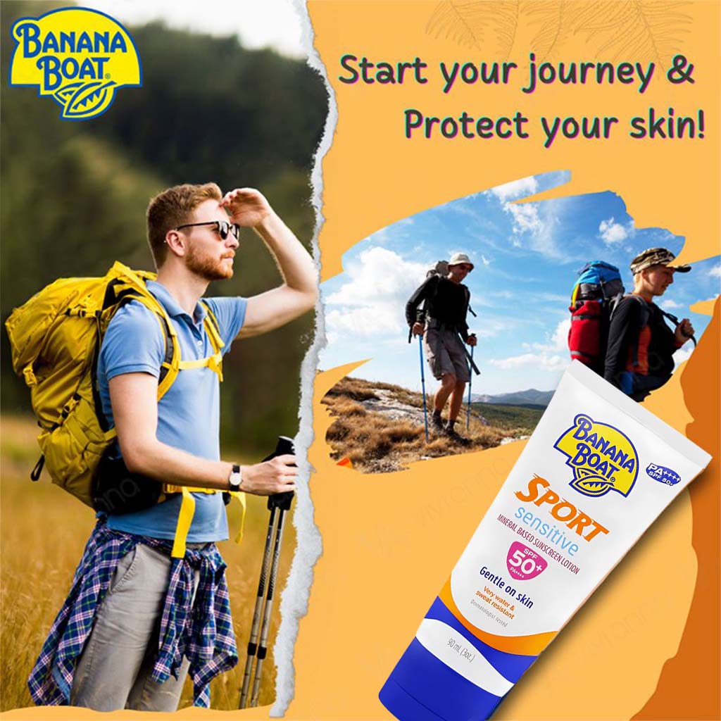 Banana Boat Simply Protect Sport Sunscreen Lotion SPF 50+, 90 mL
