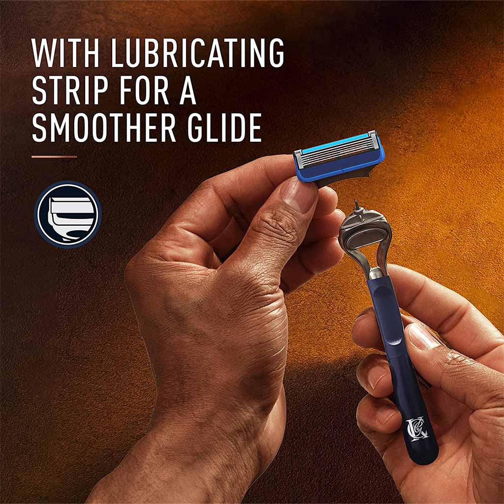 King C. Gillette Men’s Shave & Edging Razor With 5 Built In Premium Blades & Precision Trimmer, Pack of 1's
