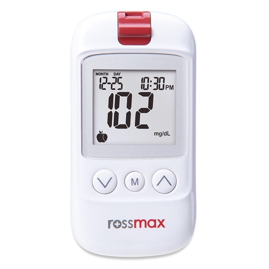 Rossmax HS200 Blood Sugar Monitor With Strips For Diabetes Management