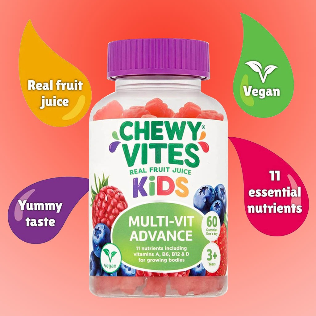 Chewy Vites Kids Multivitamin Advance Gummies 60's