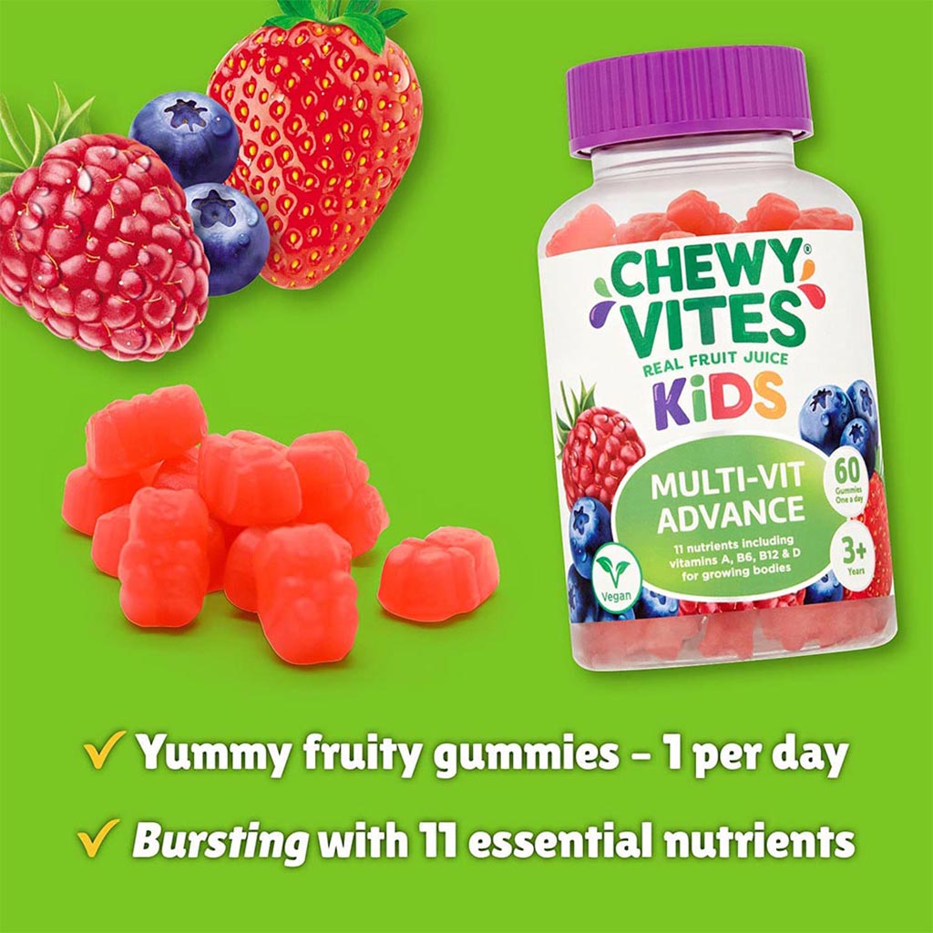 Chewy Vites Kids Multivitamin Advance Gummies 60's