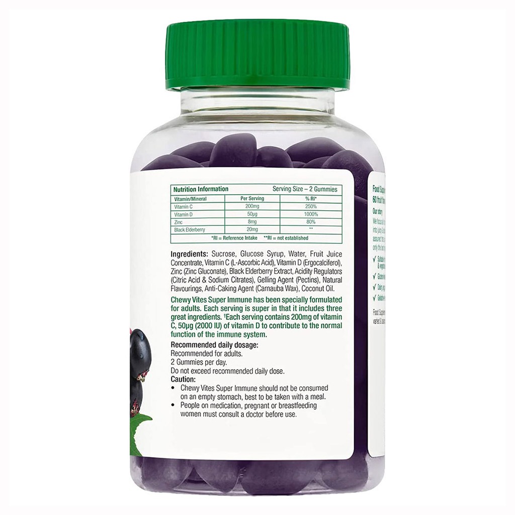 Chewy Vites Adults Super Immune Gummies 60's