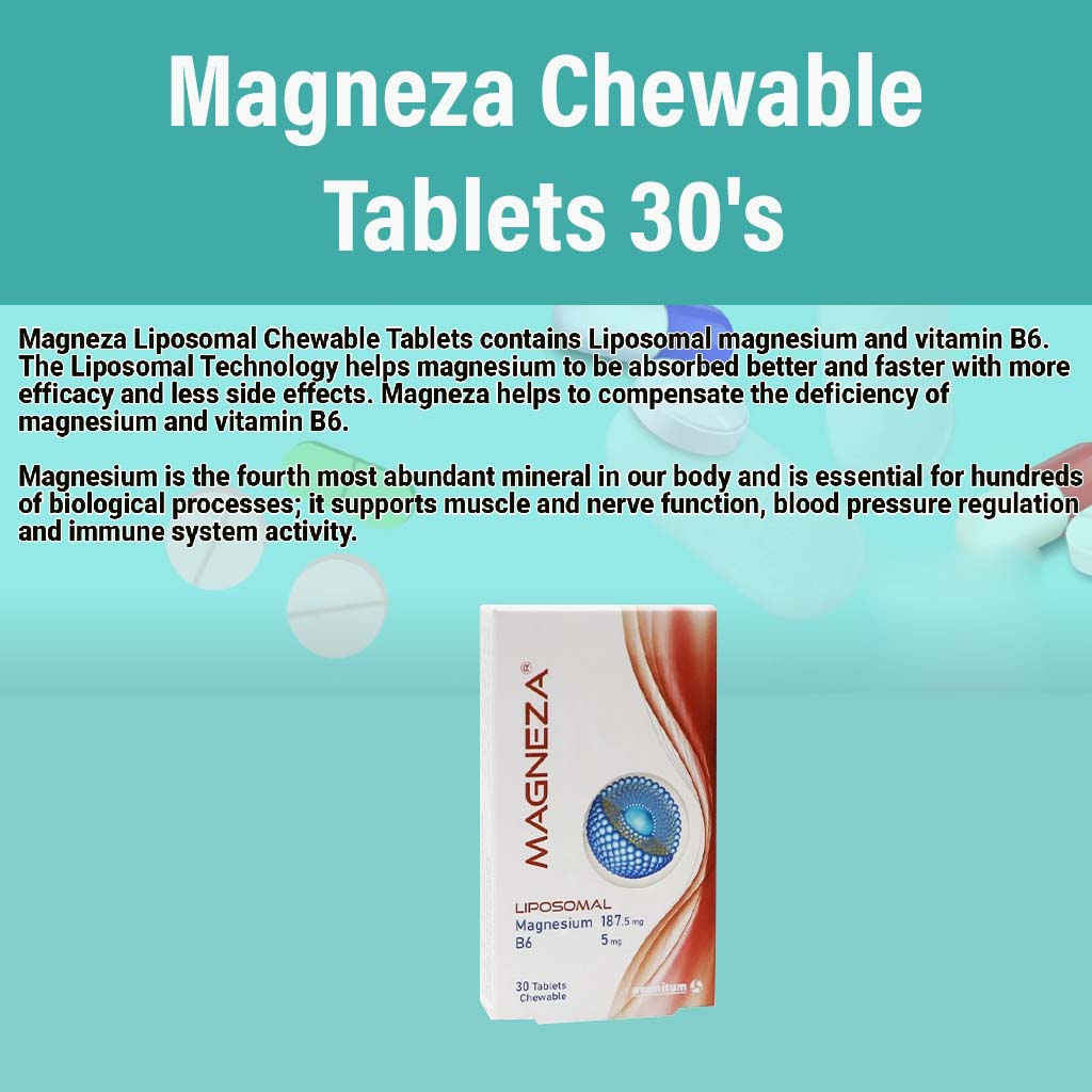 Magneza Chewable Tablets 30's