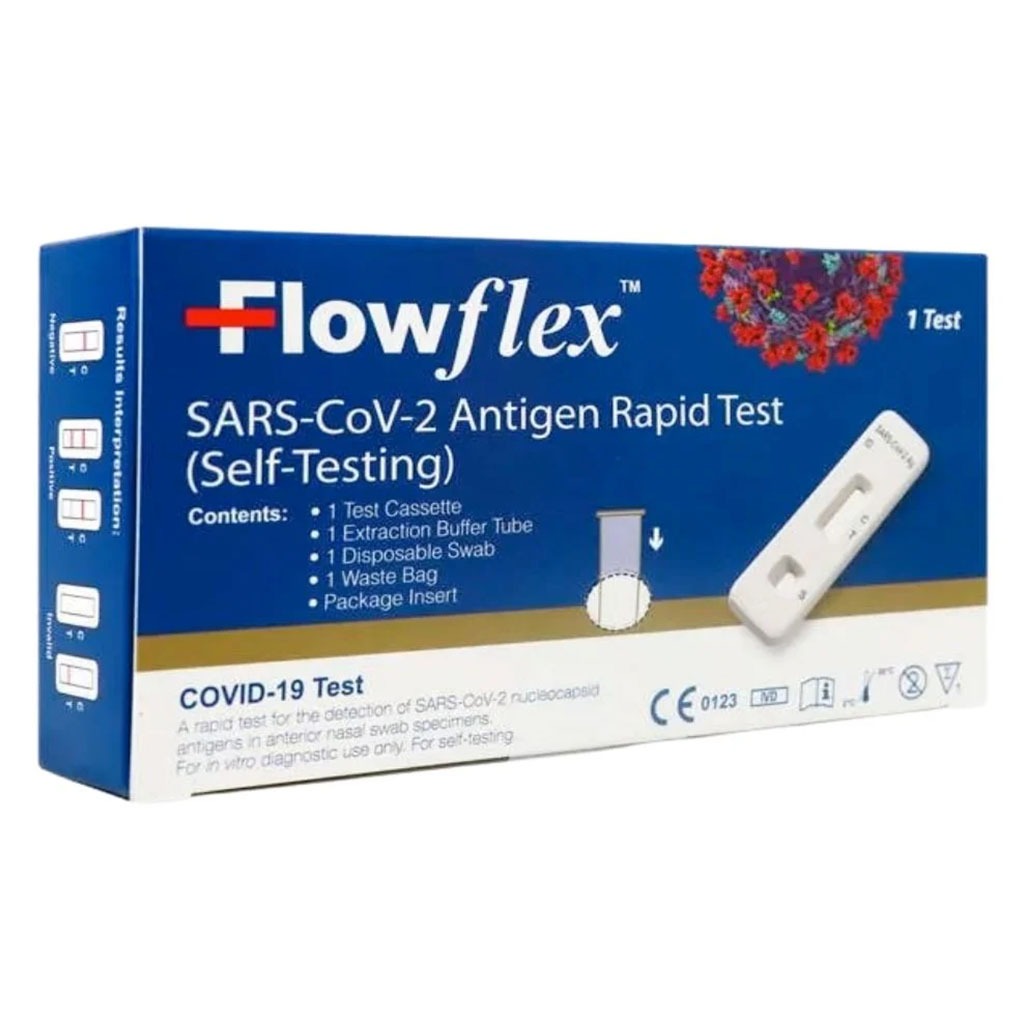 Flowflex™ SARS-CoV-2 Covid 19 Antigen Rapid Test Kit 1's
