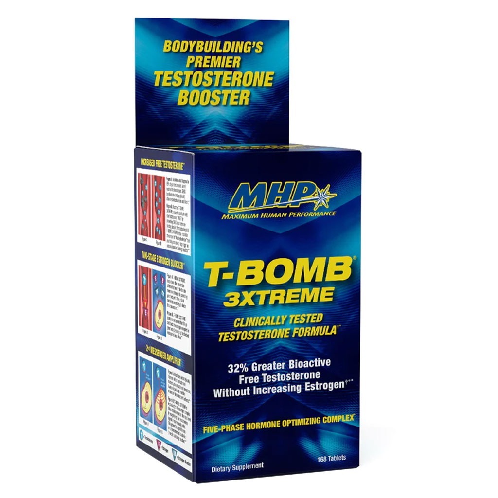 Maximum Human Performance T-Bomb 3Xtreme Testosterone Capsules 168's