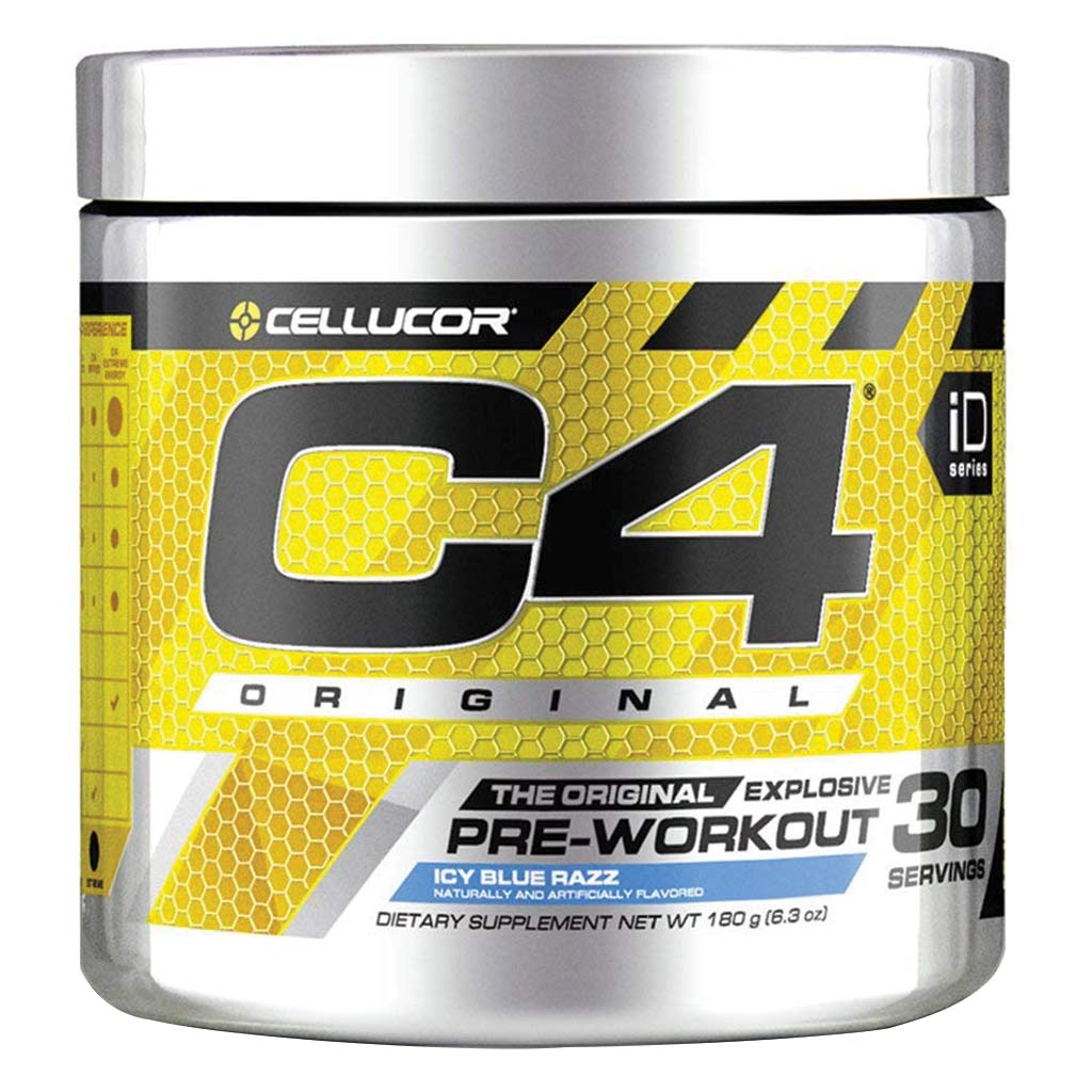 Cellucor C4 Original iD Series Pre-Workout Icy Blue Razz 30 Servings