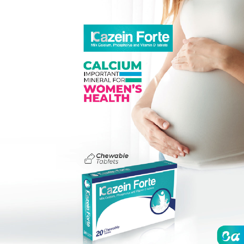 Kazein Forte Milk Calcium Chewable Tablets 20's