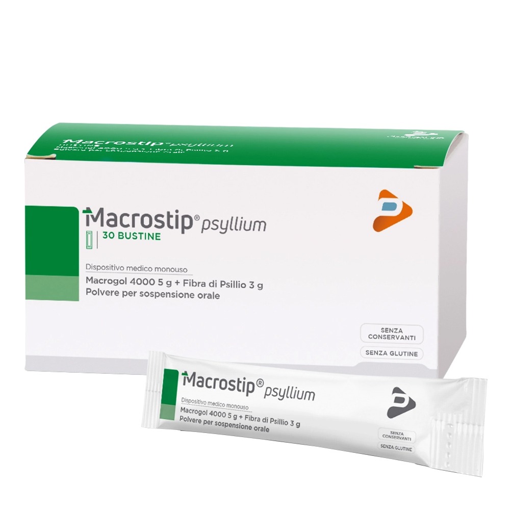 Macrostip Psyllium Powder Sachets for Oral Suspension 9g, 20's