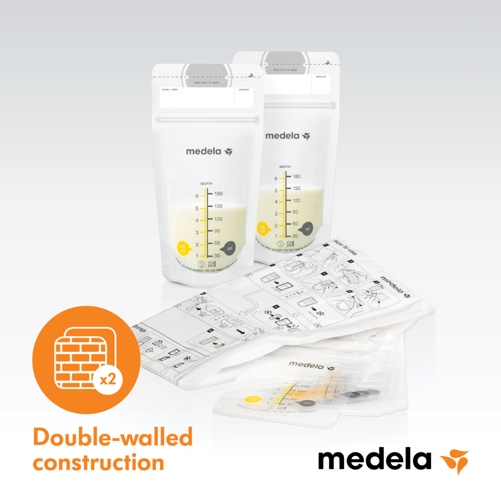 Medela Breast Milk Storage Bags 180ml, Pack of 25’s