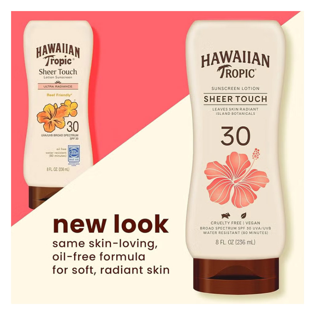 Hawaiian Tropic Sheer Touch Ultra Radiance Sunscreen Lotion SPF 30, 236 mL