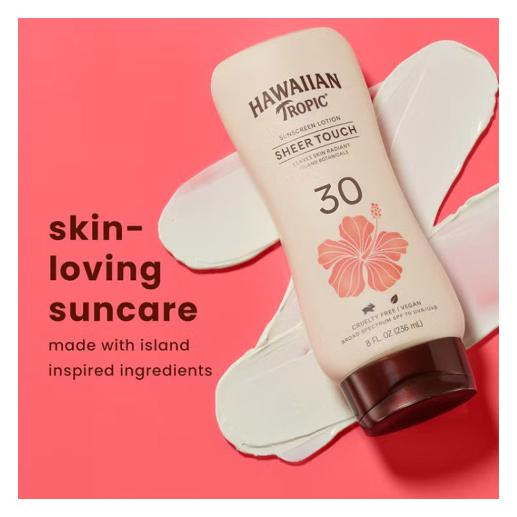 Hawaiian Tropic Sheer Touch Ultra Radiance Sunscreen Lotion SPF 30, 236 mL