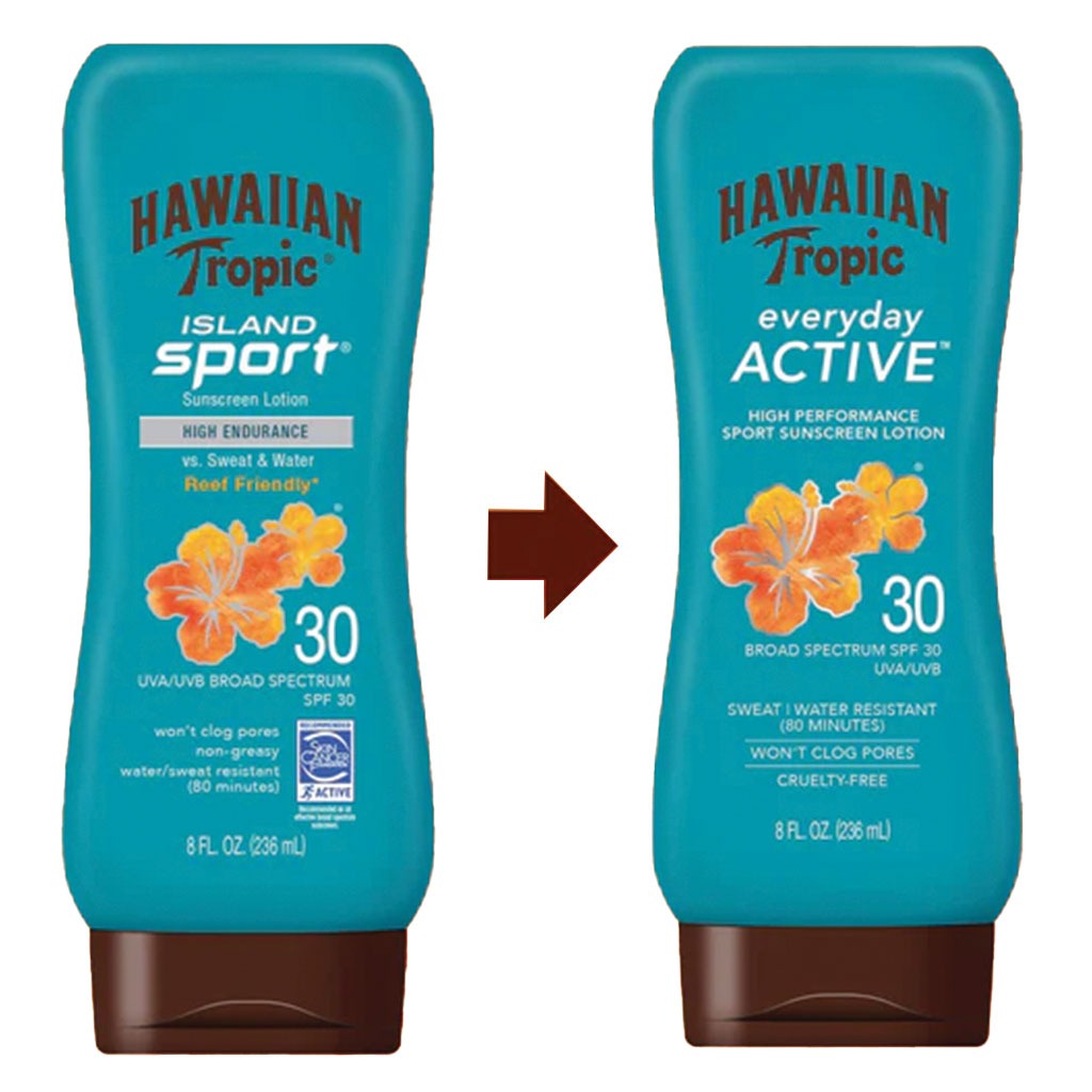 Hawaiian Tropic Everyday Active Sport Sunscreen Lotion SPF 30, 236 mL