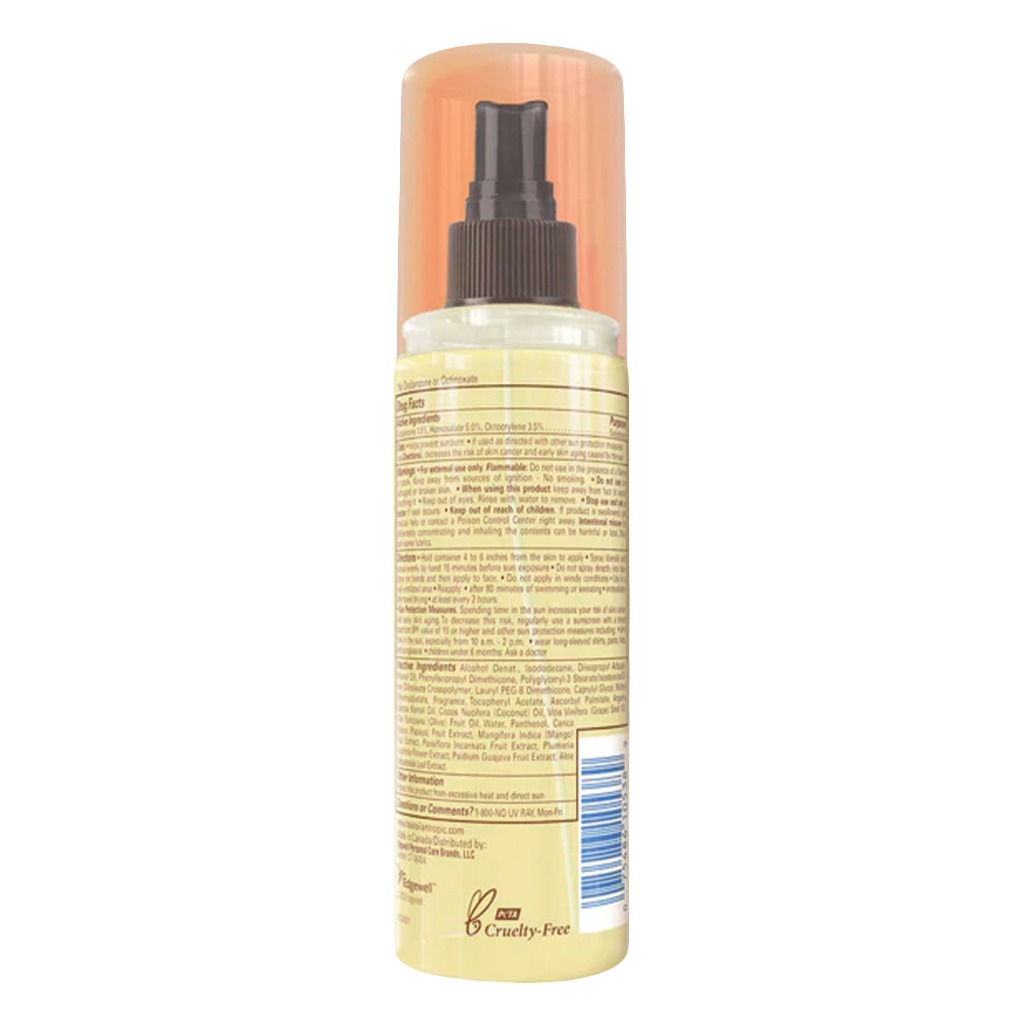 Hawaiian Tropic Silk Hydration Weightless Dry Oil Sunscreen Mist SPF 15, 148 mL