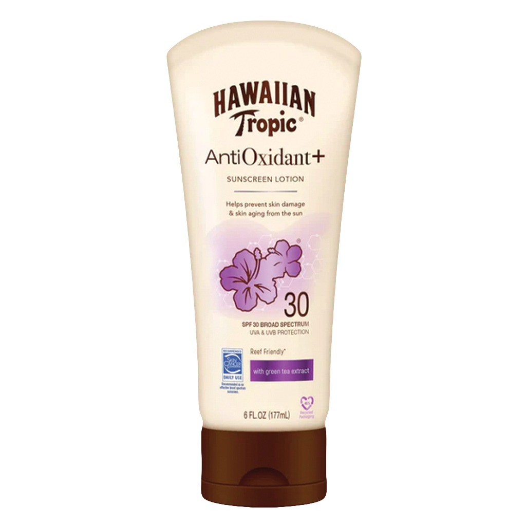 Hawaiian Tropic AntiOxidant+ Sunscreen Lotion SPF 30, 177 mL