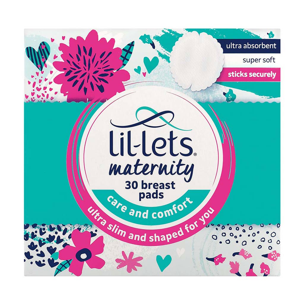 Lil-lets Ultra slim Super Soft Maternity Breast Pads 30's